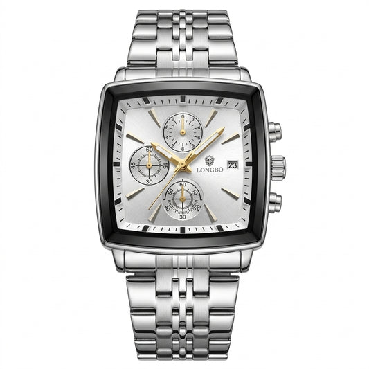 LONGBO  CHRONOGRAPH  Men's stainless steel watch