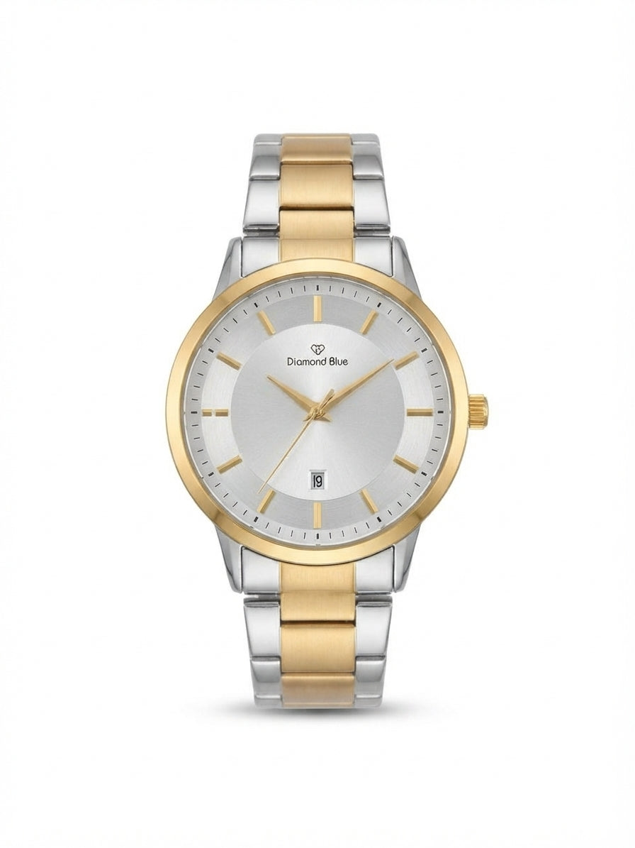 DIAMOND BLUE Stainless Steel Men's