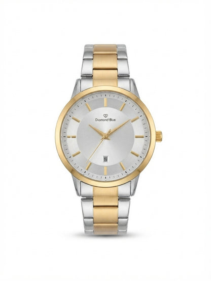 DIAMOND BLUE Stainless Steel Men's