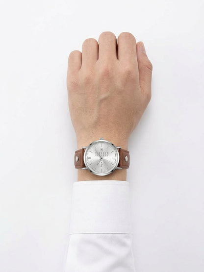 TOMI DAY-DATE LEATHER STRIPS Men
