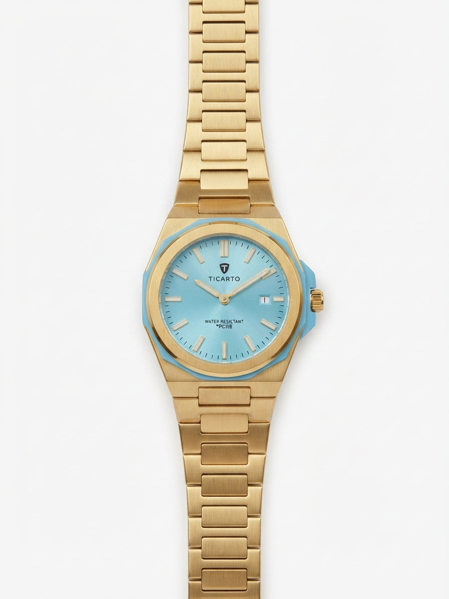 TICARTO Men' Stainless Steel Watch