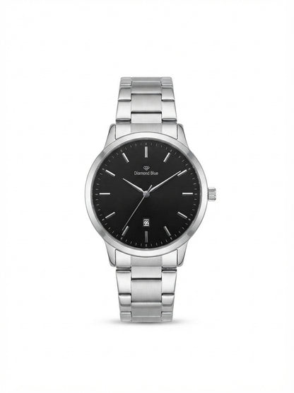 DIAMOND BLUE Stainless Steel Men's