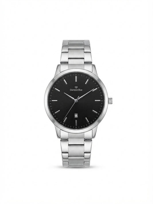 DIAMOND BLUE Stainless Steel Men's