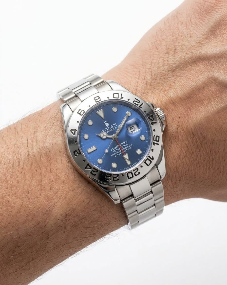 ROLEX GMT Men's Stainless steel watch