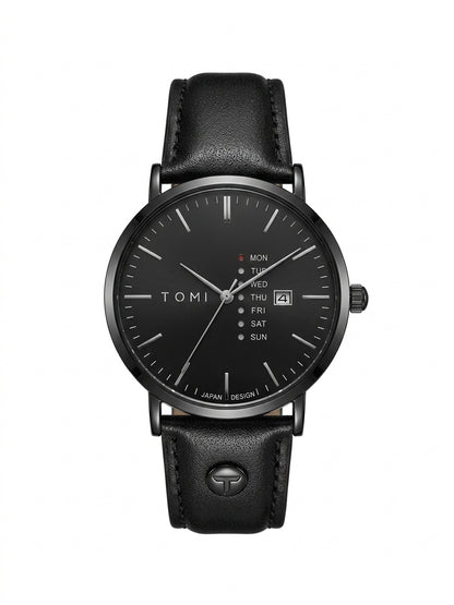 TOMI DAY-DATE LEATHER STRIPS Men