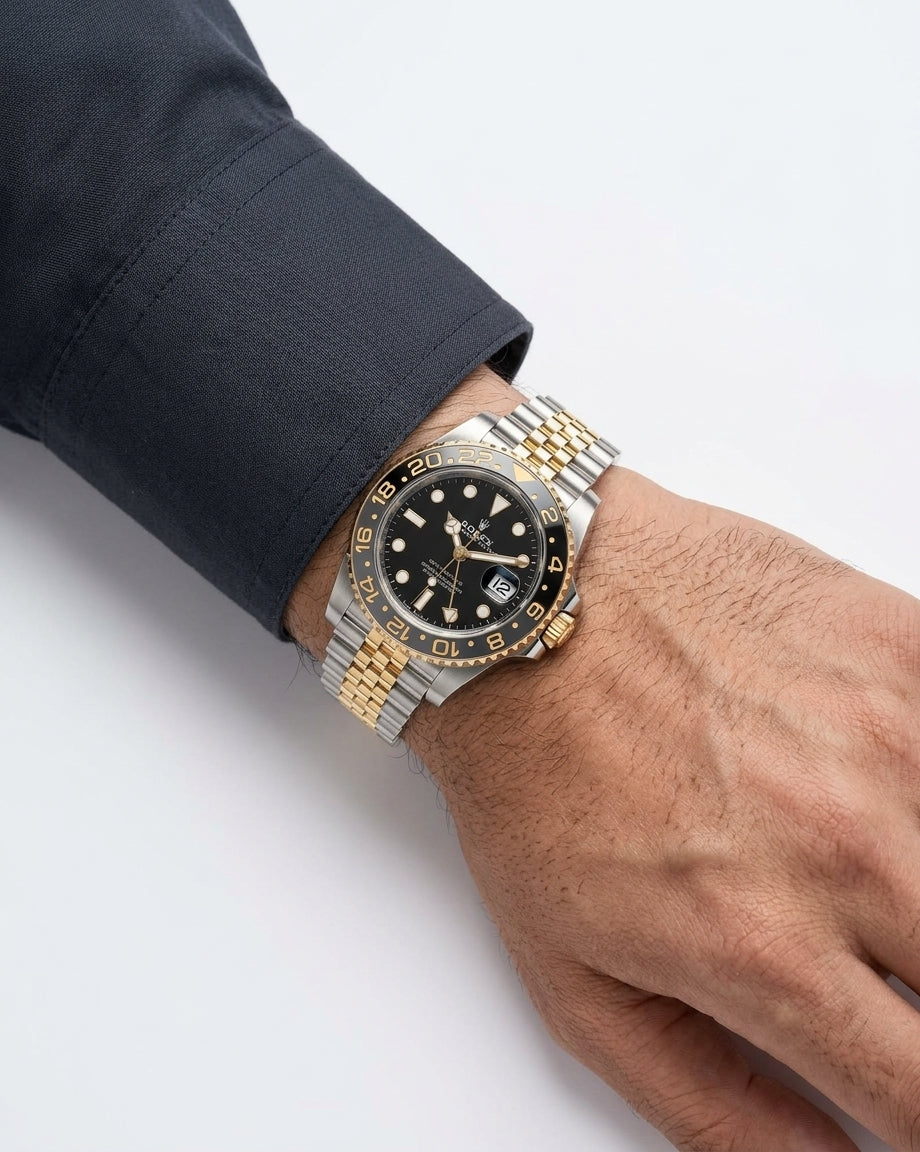 ROLEX GMT Men's Stainless steel watch