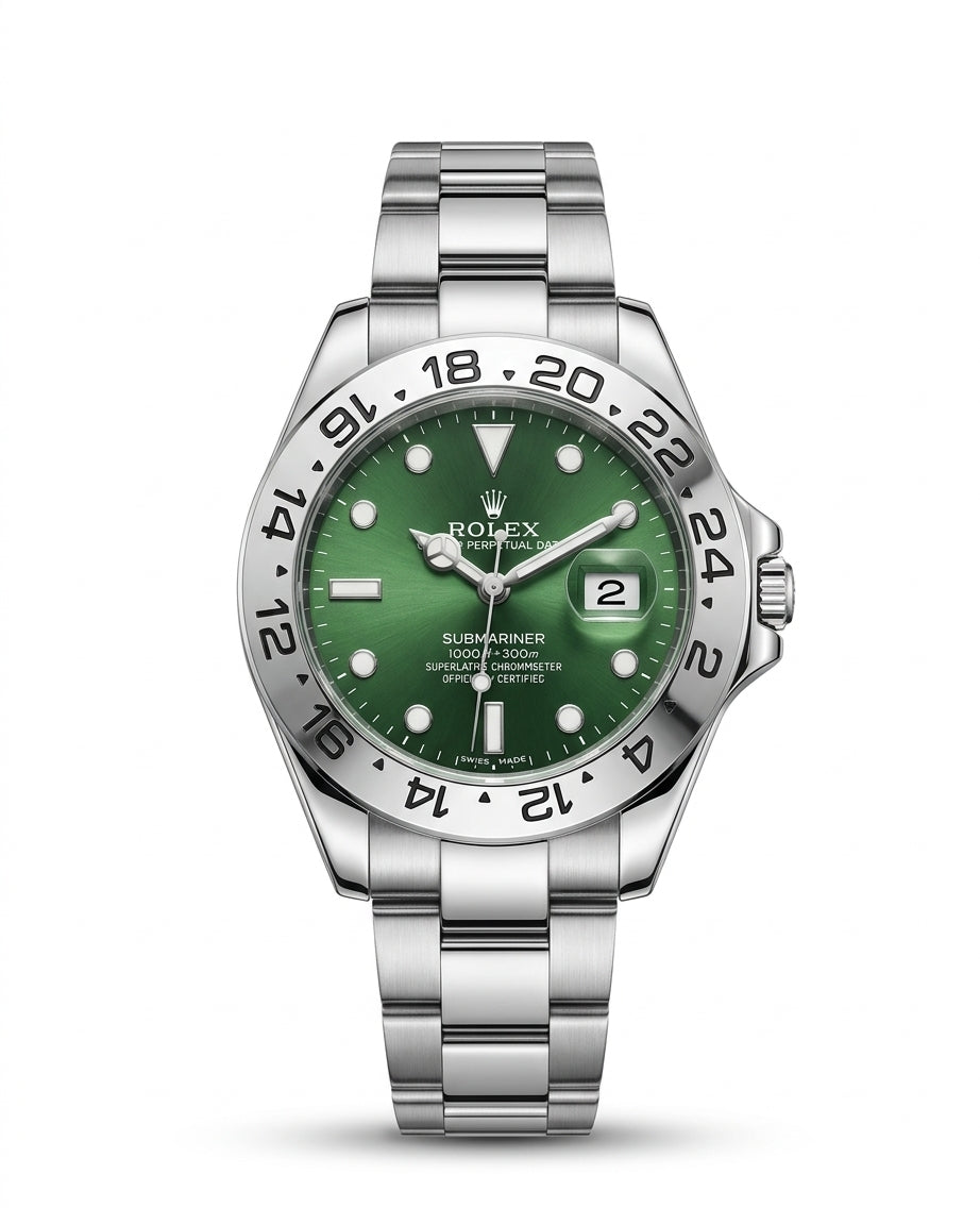 ROLEX GMT Men's Stainless steel watch