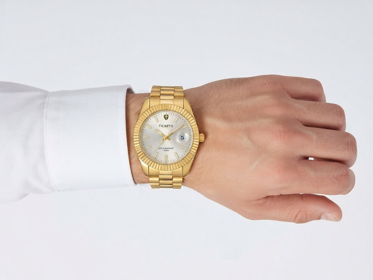 TICARTO STAINLESS STEEL Men's