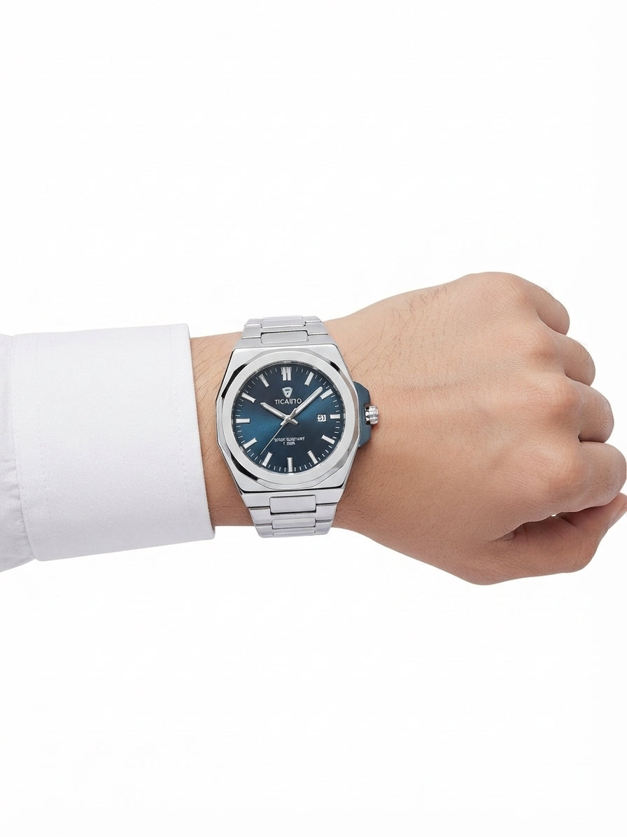 TICARTO Men' Stainless Steel Watch