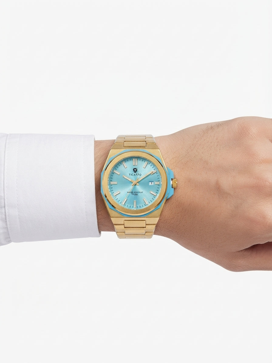 TICARTO Men' Stainless Steel Watch
