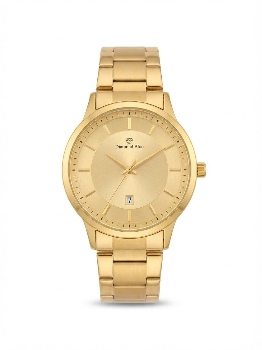 DIAMOND BLUE Stainless Steel Men's
