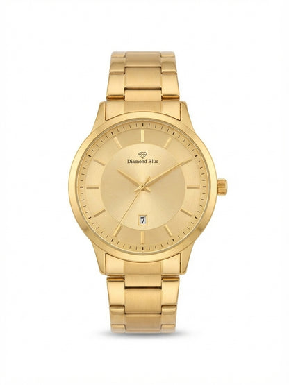 DIAMOND BLUE Stainless Steel Men's