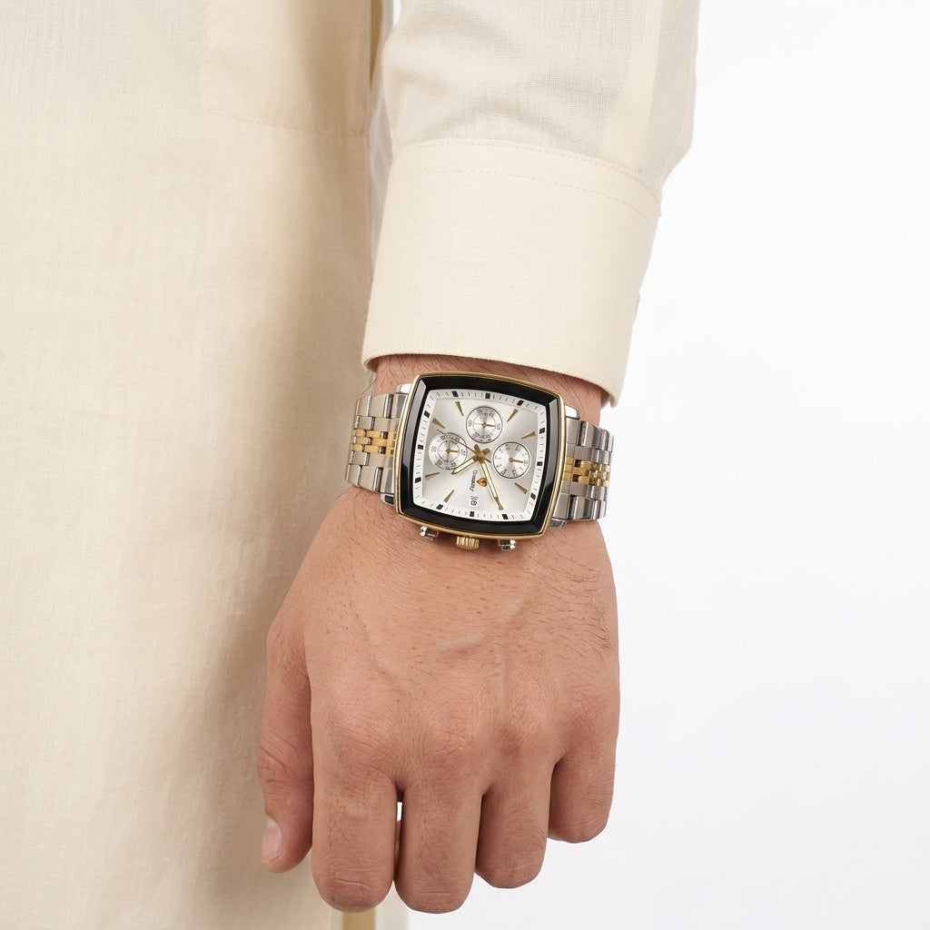 LONGBO  CHRONOGRAPH  Men's stainless steel watch