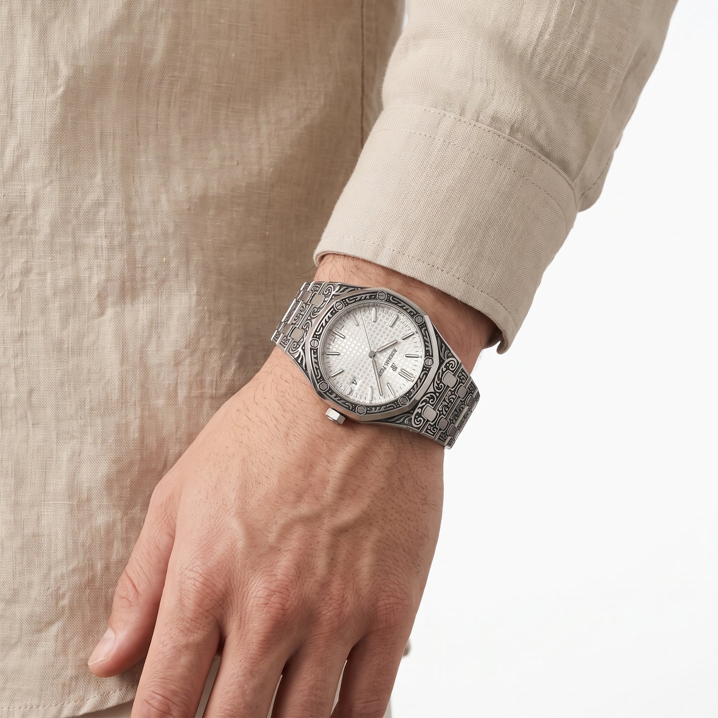 AUDEMARS PIGUET Mens Premium Two-Tone Stainless Steel Artisan Watch
