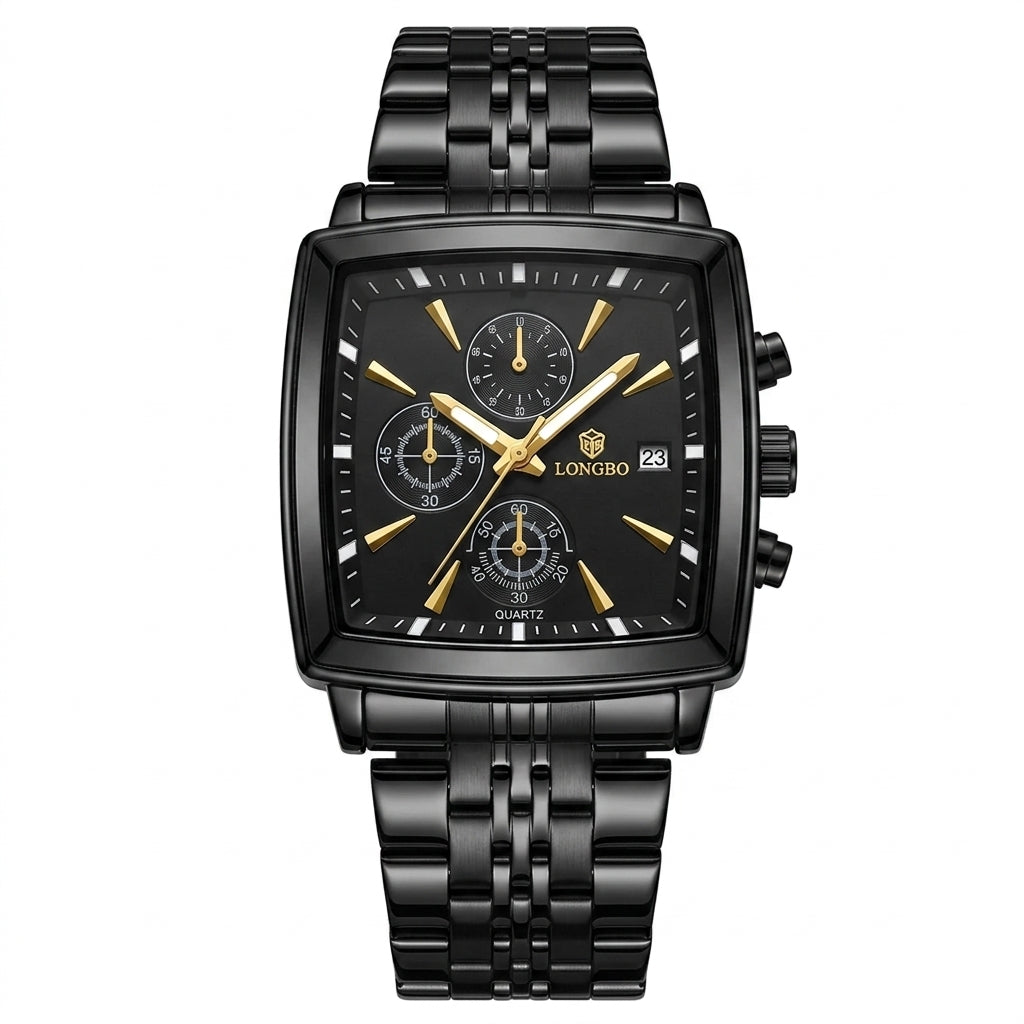 LONGBO  CHRONOGRAPH  Men's stainless steel watch