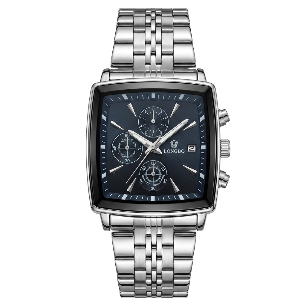 LONGBO  CHRONOGRAPH  Men's stainless steel watch