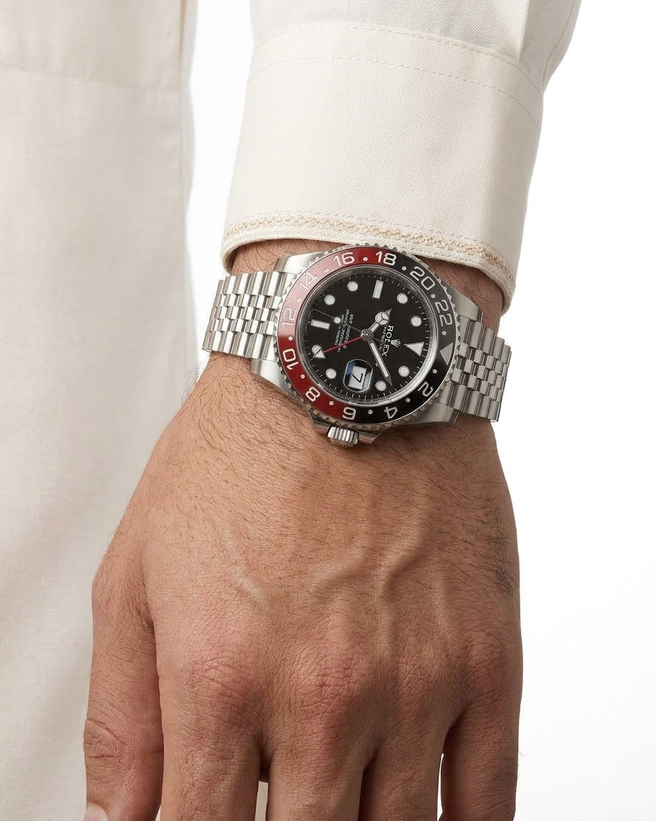 ROLEX GMT Men's Stainless steel watch