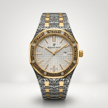 AUDEMARS PIGUET Mens Premium Two-Tone Stainless Steel Artisan Watch
