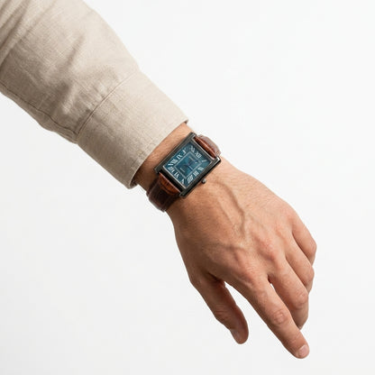 Rectangular Case Analog Quartz Watch
