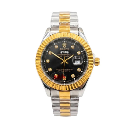 ROLEX Men's Premium Metal Bracelet Analog Watch