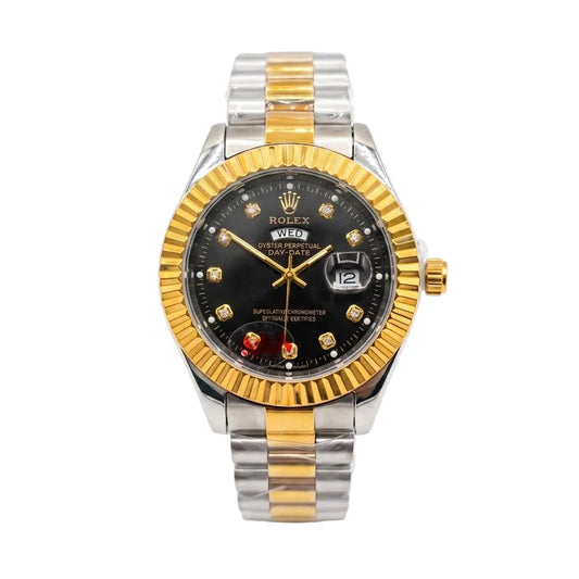 ROLEX Men's Premium Metal Bracelet Analog Watch