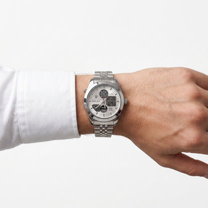 ROLEX Men's Stainless Steel Analog-Digital Watch