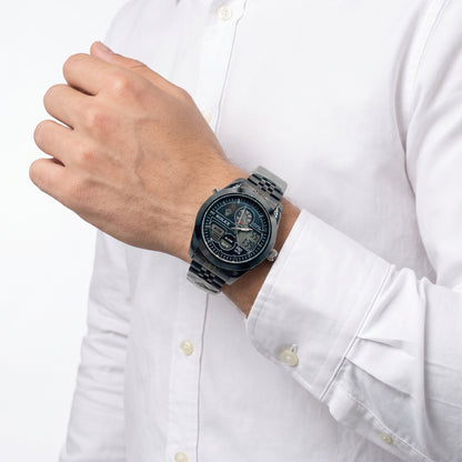 ROLEX Men's Stainless Steel Analog-Digital Watch