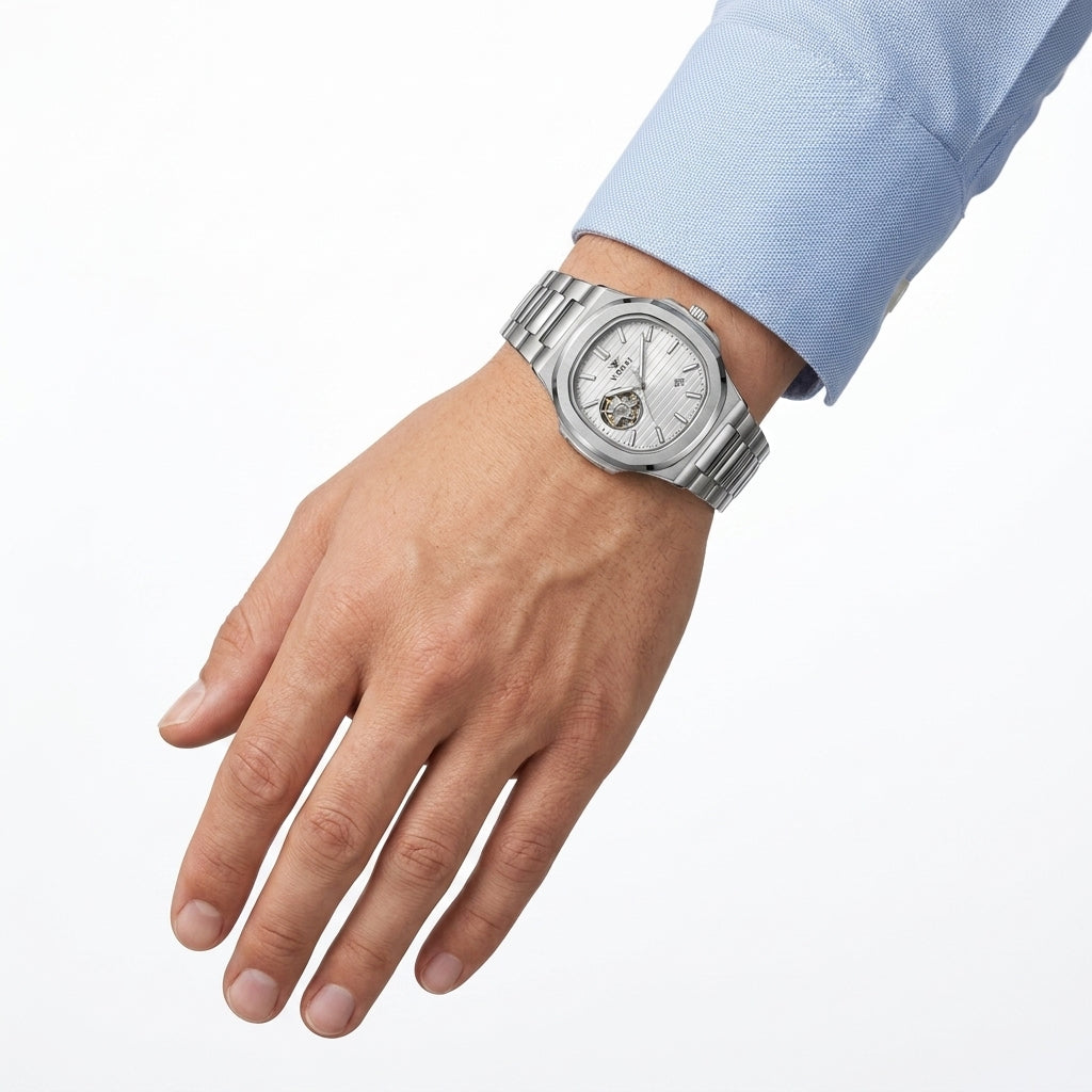 VIOKAI  Mens Two-Tone Stainless Steel Watch | VIOKAI