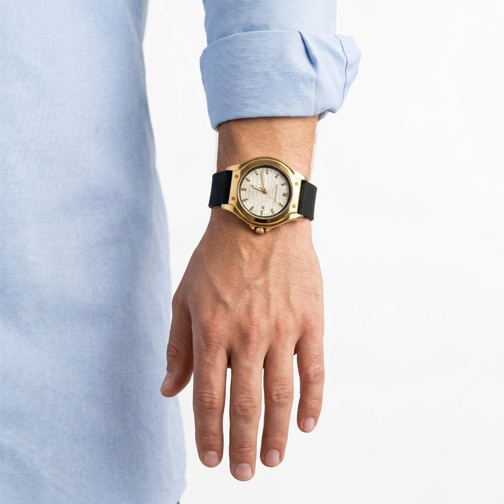 UNIVERS POINT Mens rubber Strap Analog Watch